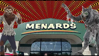 ANIMATRONICS AT MENARDS IN WARREN OHIO HALLOWEEN 2022