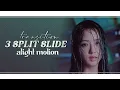 3 split slide transition - alight motion
