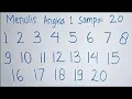 Download Lagu BELAJAR MENULIS ANGKA 1 SAMPAI 20 UNTUK ANAK - ANAK