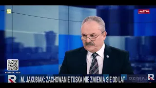 Jakubiak: Tusk zachowuje się dziecinnie, znów zęby zamknięte i pięści zaciśnięte | #GośćDzisiaj