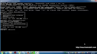 Structured Query Language Tutorial SQL Part 19 BETWEEN Operator Command Prompt Console