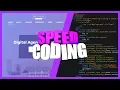 SPEED CODING WEBSITE PSD TO HTML CSS