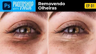 Como REMOVER OLHEIRAS no PHOTOSHOP em APENAS 1 MINUTO!