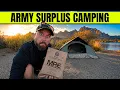 Is An Iraq War Army Tent Any Good In 100 Heat
