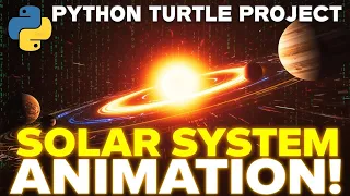 Building the Solar System with Python Turtle Full Creative Coding Project CodeWithHarry
