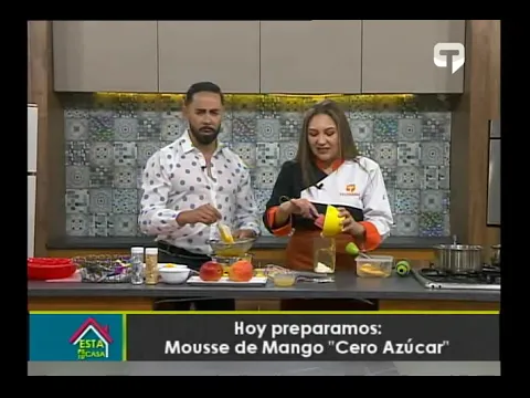 Hoy preparamos Mousse de Mango Cero Azúcar