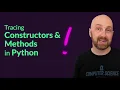 Tracing Python Constructor and Method Calls in a Memory Diagram - Practice with Object-oriented Code