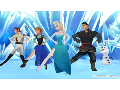 Download MP3 Frozen Gangnam Style [MMD]