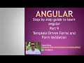9 Template Driven Forms Angular 9