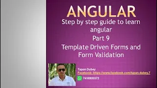 9 Template Driven Forms Angular 9