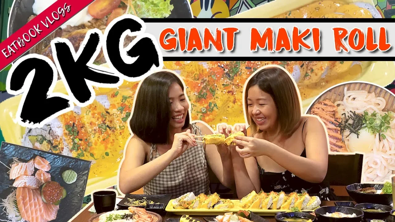 2kg Giant Maki Roll   Eatbook Vlogs   EP 51