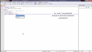 un programme de conversion en pascal