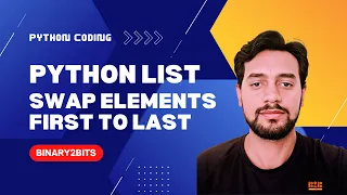 Python Program Swap List Elements - First to Last Step-by-Step Tutorial