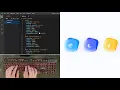 ASMR Programming - Glassmorphism Icon Buttons using Html CSS