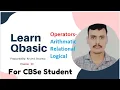 Qbasic Operators