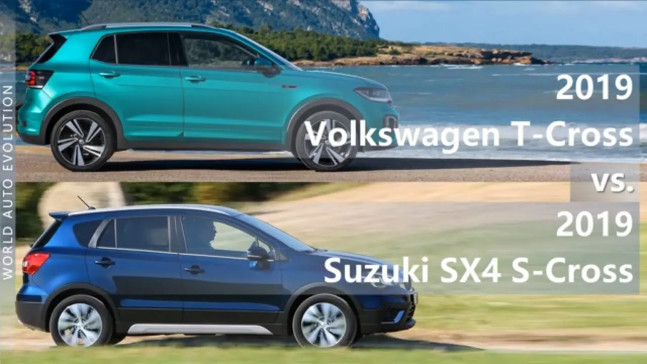 2019 Volkswagen T-Cross vs 2019 Suzuki SX4 S-Cross (technical comparison)