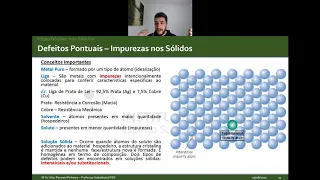 Aula 4 - Ciência dos Materiais - Imperfeições nos Sólidos