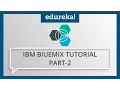 IBM Bluemix Tutorial - Part 2 What is IBM Bluemix IBM Bluemix Certification Training