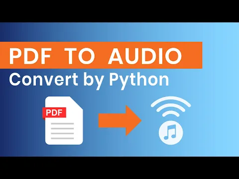 Download MP3 Pdf To Audio - Pdf To Audio Converter Using Python