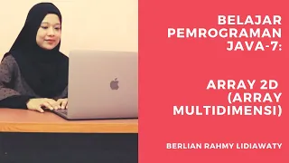 Belajar Pemrograman Java 7 ARRAY 2 Dimensi Multi Dimensi Tutorial Berlian