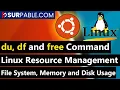du df and free Command in Linux Linux Resource Management