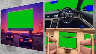 pack car green screen background car effects 4k download