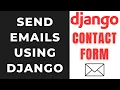 django python email contact form how to sending emails in django python contact page