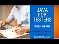 Java for Software Testers Tutorial - JAVA Arrays Introduction