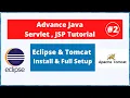 Eclipse Tomcat Server Install full setup Advance Java Servlet JSP Full Tutorial
