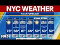 NYC weather for Tuesday March 10