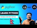 Variables and Input Method in Python Learn Python in Nepali