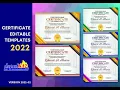Free Customizable Certificate Templates 2022 V2