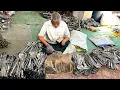 Download Lagu 65 Years Old-Man Quality Traditional Kitchenware | Ladle Milk Spoon Satisfying Factory Process
