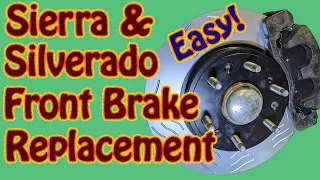 2014 GMC Sierra Chevy Silverado Front Brake Rotor and Pad Replacement - ACDelco Severe Duty Rotors