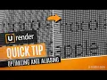 Optimizing Anti Aliasing - U-RENDER Quick Tip