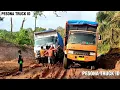 Jejak Ban di Tanah Merah ‼️ Cerita Perjuangan Truk berat Dilintasan Lumpur Tak Pernah Padam