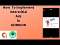 How to implement Interstitial Ads in Android Studio Java Android Studio Tutorial - Quick Easy