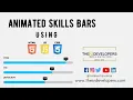 Animated progress bar Using HTML CSS Jquery