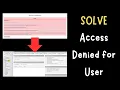 How to Fix Access Denied for User Error in phpMyAdmin