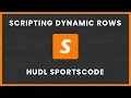 Scripting Dynamic Rows in Hudl SportsCode Output Windows