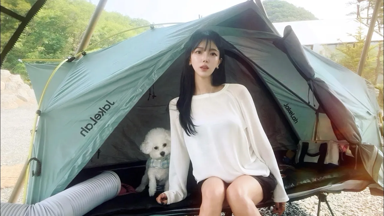 완벽한 캠핑장....밤에 이게 무슨 소리?ㅣ여름에 가기 좋은 캠핑장🪲ㅣ솔로 캠핑 브이로그ㅣcamping ASMR 썸네일