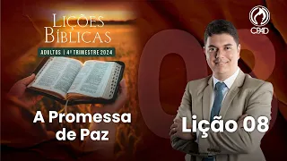 EBD Lição 08: A Promessa de Paz 4º Trimestre de 2024 | Murilo Alencar