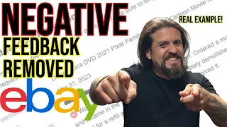 How To Remove Negative Feedback on eBay