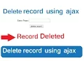 part 2 How to use ajax to insert update delete search in php with mysql