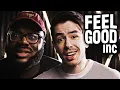 Download Lagu Gorillaz - Feel Good Inc. [ROCK Cover by NateWantsToBattle ft. @shofu]