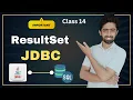 What is ResultSet in JDBC How to fetch data from Mysql database Hindi