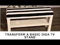 Ikea Hack Transform A Basic TV Stand