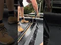 How I joined two sheets of rubber on my flat roof