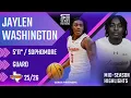 JAYLEN WASHINGTON Mid-Season Highlights