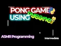 ASMR CODING Python PONG Game EASY